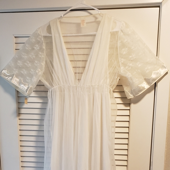 Vintage Nightgown Robe Sears 1960s 1970s Large - Picture 5 of 7
